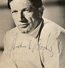 Richard Boone Signed Autograph Signature Cut Vintage Hollywood Magazine