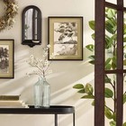 14  Ribbed Glass Decorative Flower Vase - Hearth   Hand With Magnolia