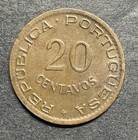 Angola 1948 Twenty 20 Centavos Portugal Colonial Uncommon Coin World Foreign