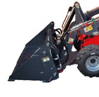 4-in-1 Combo 48  Bucket  Mini Skid Steer Loader Attachment Toro Dingo  More