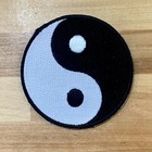 Yin Yang Patch Embroidered Iron-on Martial Arts Karate Gi Emblem Tai Chi Peace