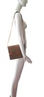 Gucci 70 s Horsebit Handbag Jacquard Canvas   Leather Never Used Tan Vintage