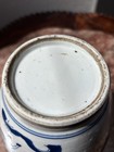 Vintage Chinese Blue And White Porcelain Vase jar