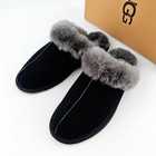 Ugg Scuffette Ii Black Slippers Sheepskin Warm Women s Shoes Us 6-11 With Box