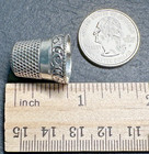 Antique Stern Brothers Sterling Silver Thimble H485