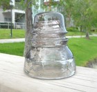 Nice Smokey Purple Cd 152 California Hoopskirt Style Glass Insulator  p 