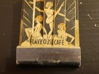 Vintage Playhouse Cafe Chicago Clark St Feature Matchbook Pinup Girl Burlesque