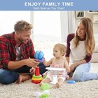 Baby Bath Seat With Thermometer  Non-slip Toddler Chair For 6-24 Months  Gray