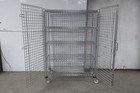 Metro Sec55lcq 68-1 2 In Overall H Wire Security Cart With Adjustable Shelves