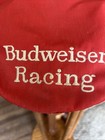 Vintage Budweiser Racing  Newsboy Snapback Hat Cap Usa