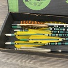 Vintage Lot Of 12 Arrows   Bear Archery Company Grayling Michigan Box