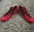 Nike Federer Rf Zoom Vapor  Tour Team Red Silver Tennis Shoes 631458-602 Sz 12