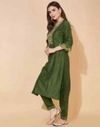 Women Kurti Pant Dupatta Set Indian Pakistani Party Wear Salwar Kameez Top Tunic