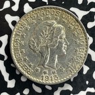 1913 Brazil 2000 Reis Lot c3732 Large Silver Coin 