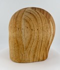 Vintage Wood Millinery Hat Block Form 22  Crown Mold Hatmaker Tool