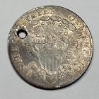 1805 10c Draped Bust Dime 5 Berries Au Details Holed With Luster Nice  h724