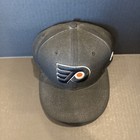Vtg Philadelphia Flyers New Era 7 5 8 Hat 5950 Pro Model Nhl Wool Plain Logo