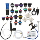 Radiator Pressure Tester Coolant Purge Vacuum Cooling System Kit 28pcs