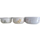 Disney Winnie The Pooh  Tigger  Eeyore   Piglet Ceramic Storage Bowls Set Of 3