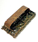 Tjap Antique Copper 6  Batik Flower Pattern Textile Printing Block Stamp