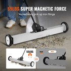 Uimoso 36  Magnetic Sweeper With Wheels  55 Lbs Capacity For Lawn And Yard Use