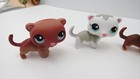 Mixed Lot Of Six  6  Hasbro 2006 Lps Littlest Pet Shop Ferret Toy Figures Cute 