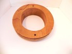 Vintage Wooden Millinery Hat Brim Mold 