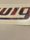 Ludwig Phychedelic Faded Vintage 70   s Logo -bass Drum Quality Item easy Install 