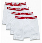 Supreme Hanes Boxer Briefs Men s Underwear  4 Pack  White   All Sizes - S M L Xl