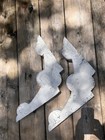 Antique Corbels Pair Victorian Chippy White Architectural Salvage