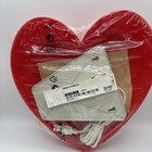 Vtg Ikea Smila Hjarta  Red Heart Shaped Wall Lamp Nightlight Corded Retired 1999