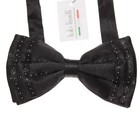 Italo Ferretti Nwt Cummerbund And Bow Tie Set Adjustable Size Black white W Trim
