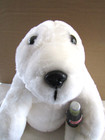 Vintage 12  1993 Coca-cola Plush White Sitting Polar Bear With Coke Bottle