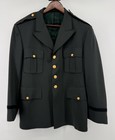 Vntg Us Army Military Coat Jacket  43r Green Class A Dress Uniform