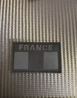 France French Flag Ir Reflective Tactical Patch Hook Loop Black Matte