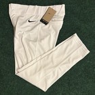 Nwt Nike Vapor Select 2 Full Length Baseball Pants White Hq7400-100 Kids Size L