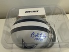 Bob Lilly Signed Autographed Dallas Cowboys Riddell Mini Helmet Beckett Coa Hof