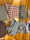 Lot Of 10 Mens Untuckit Button Down Shirt Size Large Polyester Nylon Performance