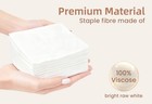 Disposable Face Towel Makeup Remover Dry Facial Wipes Xl 3 Pack 150ct