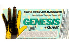 Genesis Invisible Touch Tour Rare Jumbo German Concert Ticket Stub Mannheim 1987
