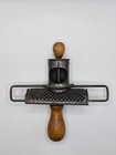 Antique The Edgar Nutmeg Grater Tin Sliding Spice Grinder Wood Handles