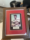 Hank Aaron Autographed Photo In Frame
