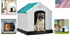 Durable Insulated Outdoor Dog House For Small And Medium Breeds - Blue 28 5   