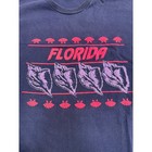 Vintage Florida Shirt Conch Shells Seashells Blue Xl Usa Single Stitch Beach