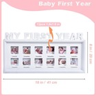 My First Year Baby Picture Frame     12-month Milestone Photo Display  Personal   