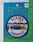 Vintage Souvenir Patch Alaska Railroad Train Travel Usa State Mountain Sun Nos