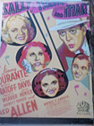 Original 1938 Sally  Irene And Mary Partial Movie Poster Found Behind Old Pic