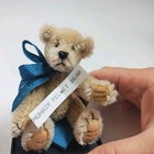 Theresa Yang World Of Miniatures Mohair Bear Golden Fur Jointed  817 2 5 