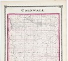 1875 Plat Map  Cornwall - Township Illinois - Henry County  16x13   Original
