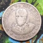 1912 Nicaragua 80  Silver 25-centavos  Francisco Hern  ndez De C  rdoba  Km 14